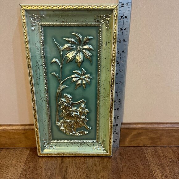 Vintage 1950s Mid Century Modern Metalcraft Four winter Wall Hanging - Picture 2 of 10